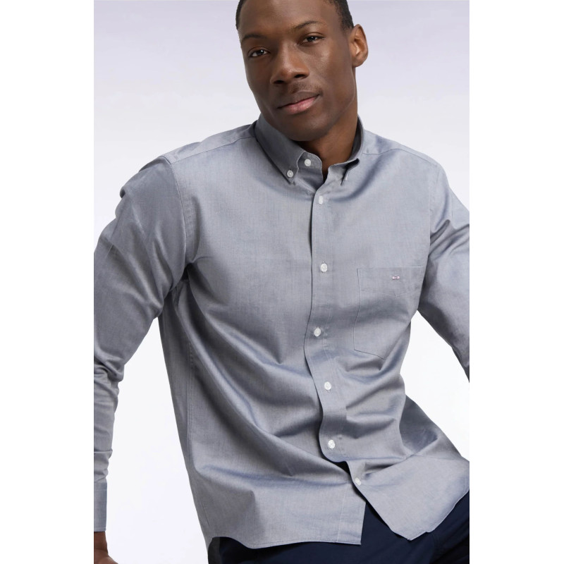 Chemise Oxford Marine coupe droite Eden Park EDEN PARK - 2
