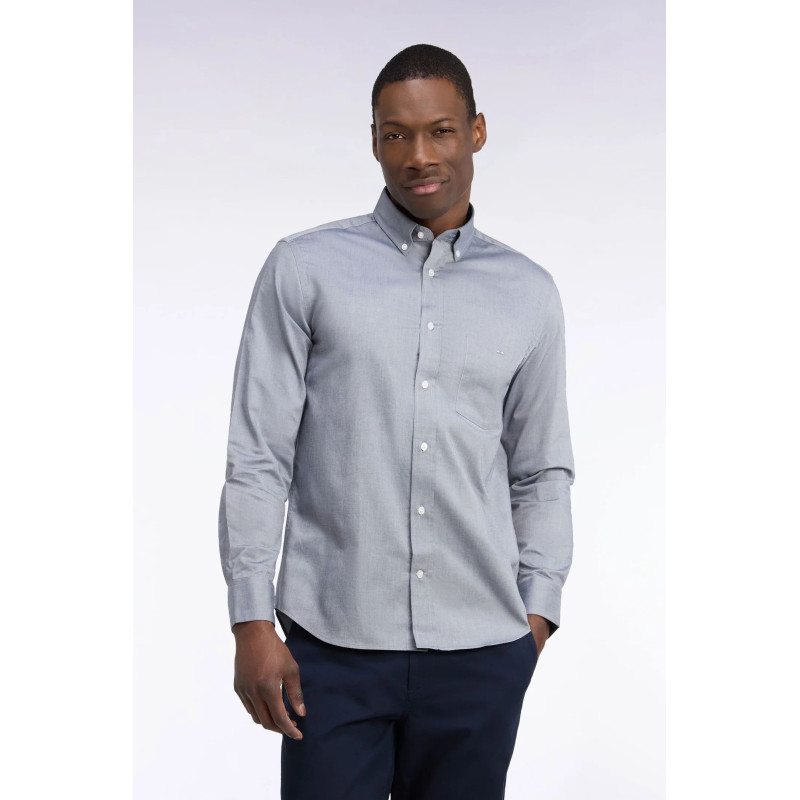 Chemise Oxford Marine coupe droite Eden Park EDEN PARK - 3