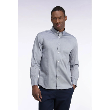 Chemise Oxford Marine coupe droite Eden Park EDEN PARK - 3