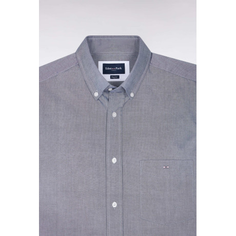 Chemise Oxford Marine coupe droite Eden Park EDEN PARK - 6