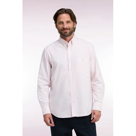 chemise en coton à rayures bâtons roses EDEN PARK - 3