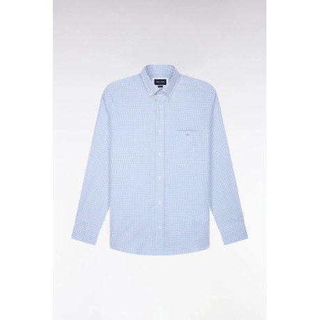 Chemise Eden park vichy bleu clair EDEN PARK - 2