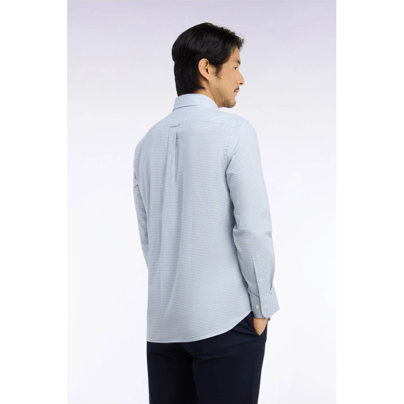 Chemise Eden park vichy bleu clair EDEN PARK - 4