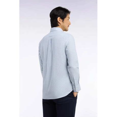 Chemise Eden park vichy bleu clair EDEN PARK - 4
