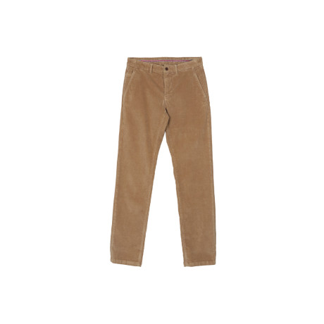 Pantalo régular velours beige CAMBRIDGE LEGEND - 1