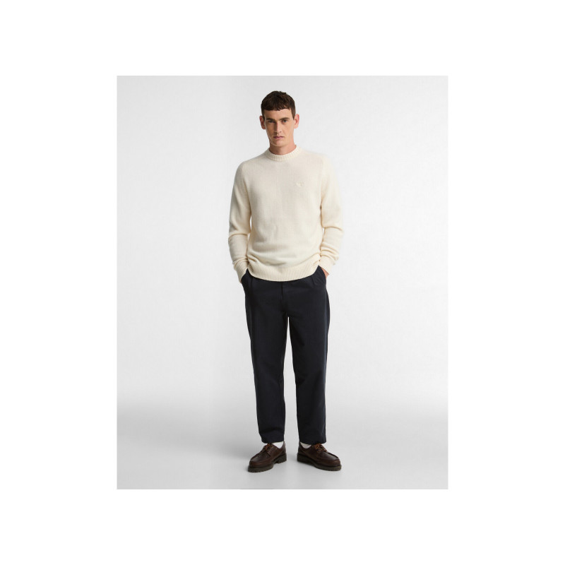 Pull laine blanc antique BARBOUR - 3