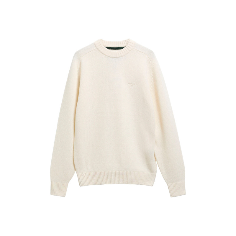 Pull laine blanc antique BARBOUR - 5