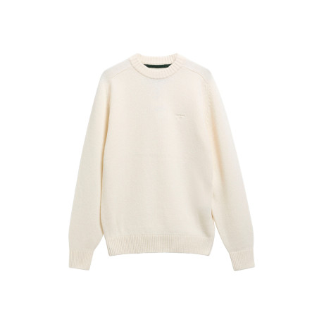 Pull laine blanc antique BARBOUR - 5