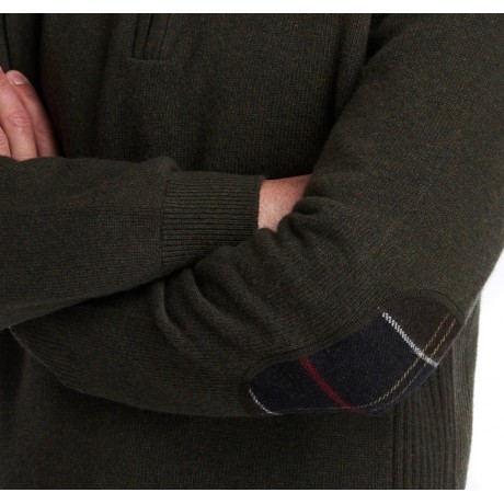 Pull demi zip vert barbour BARBOUR - 1