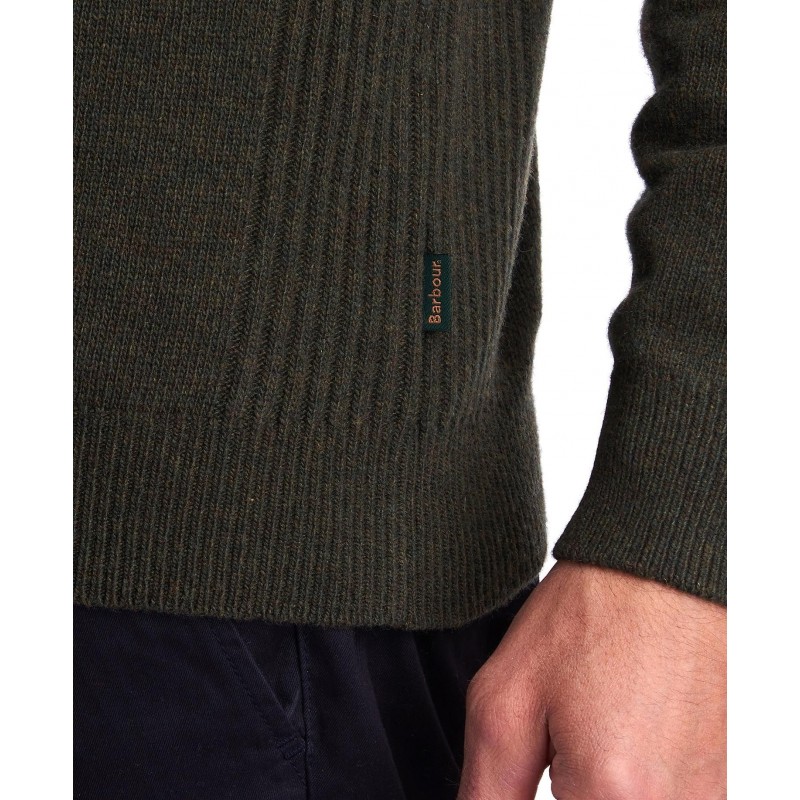 Pull demi zip vert barbour BARBOUR - 2