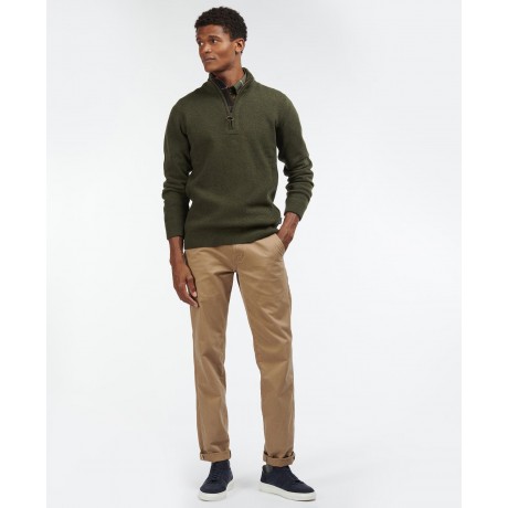 Pull demi zip vert barbour BARBOUR - 6