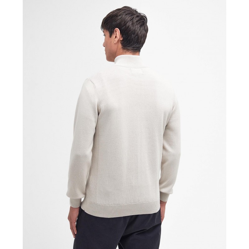 Pull demi zip créme Barbour BARBOUR - 4
