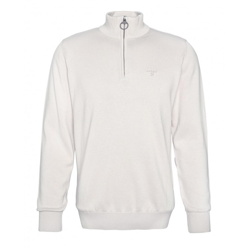 Pull demi zip créme Barbour BARBOUR - 5