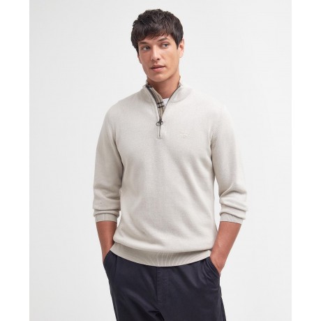 Pull demi zip créme Barbour BARBOUR - 6