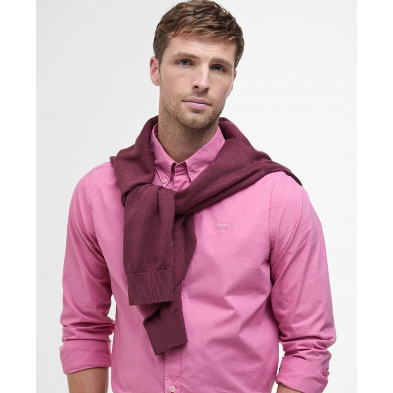 Chemise Barbour popeline en rose foncé BARBOUR - 5