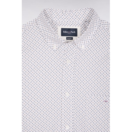 Chemise Eden park blanche à nœuds papillons EDEN PARK - 3