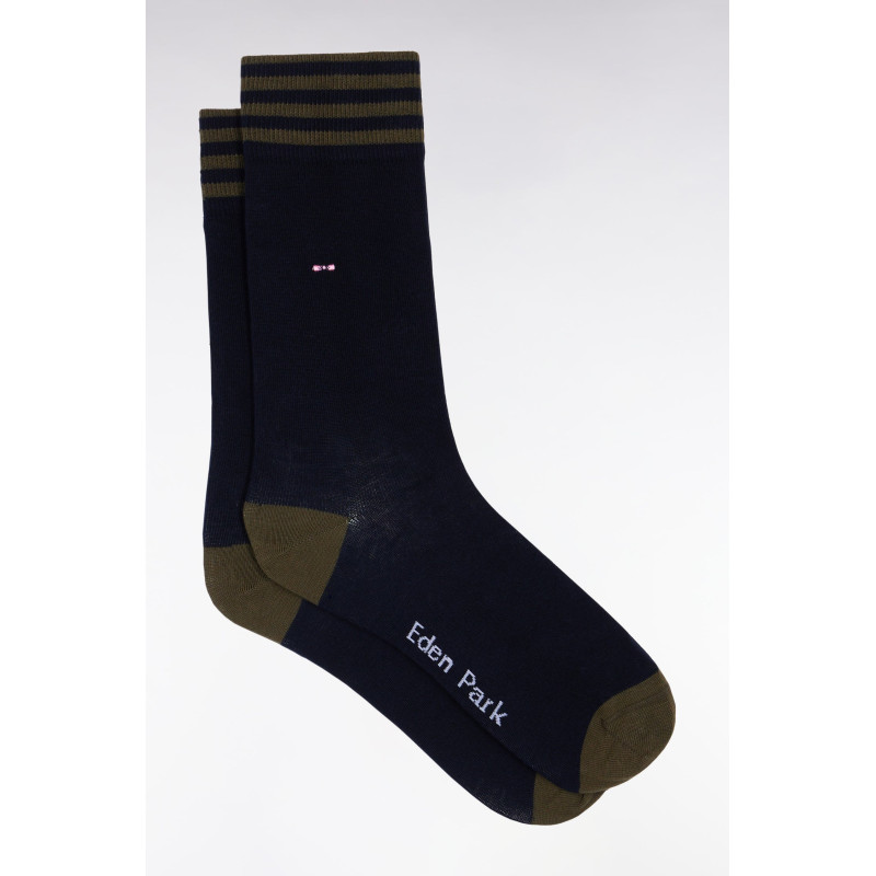 Pack chaussettes Eden park multi cercle kaki EDEN PARK - 3