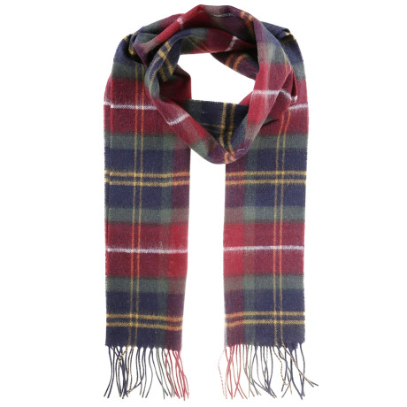 Echarpe Barbour Cachemire tartan rouge BARBOUR - 1