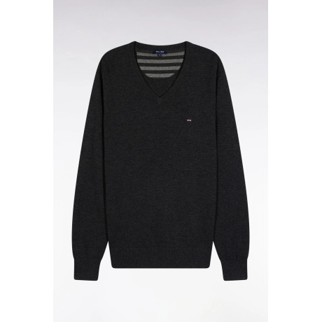 Pull col V Eden park gris EDEN PARK - 2