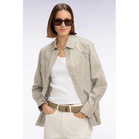 Chemisier Eden park rayures beige EDEN PARK - 2