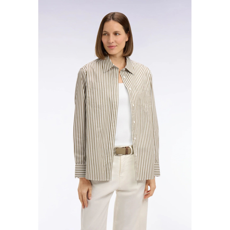 Chemisier Eden park rayures beige EDEN PARK - 3