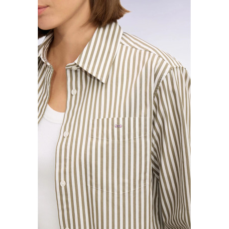 Chemisier Eden park rayures beige EDEN PARK - 4