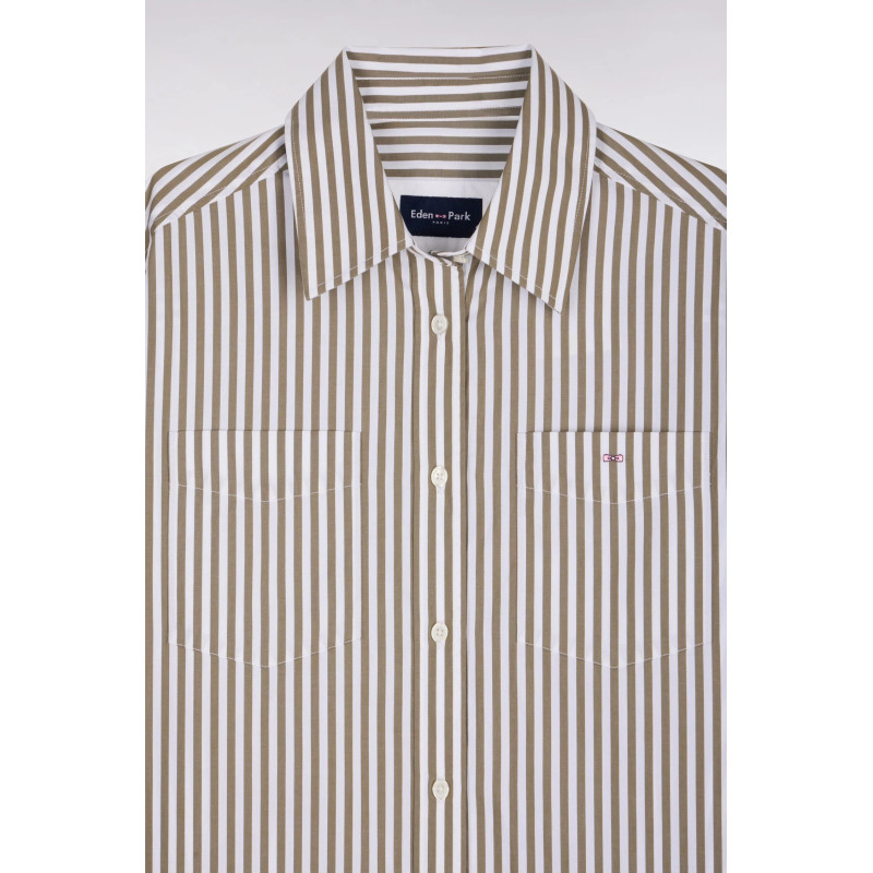 Chemisier Eden park rayures beige EDEN PARK - 6