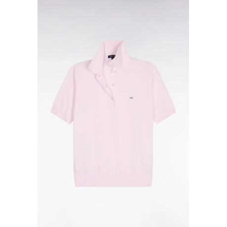 Pull polo manches courtes Eden park rose EDEN PARK - 1