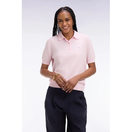 Pull polo manches courtes Eden park rose EDEN PARK - 2