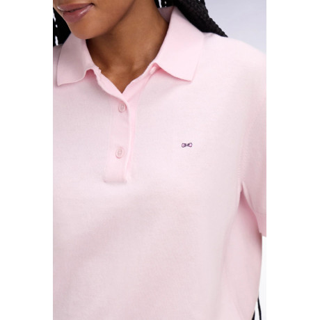 Pull polo manches courtes Eden park rose EDEN PARK - 4