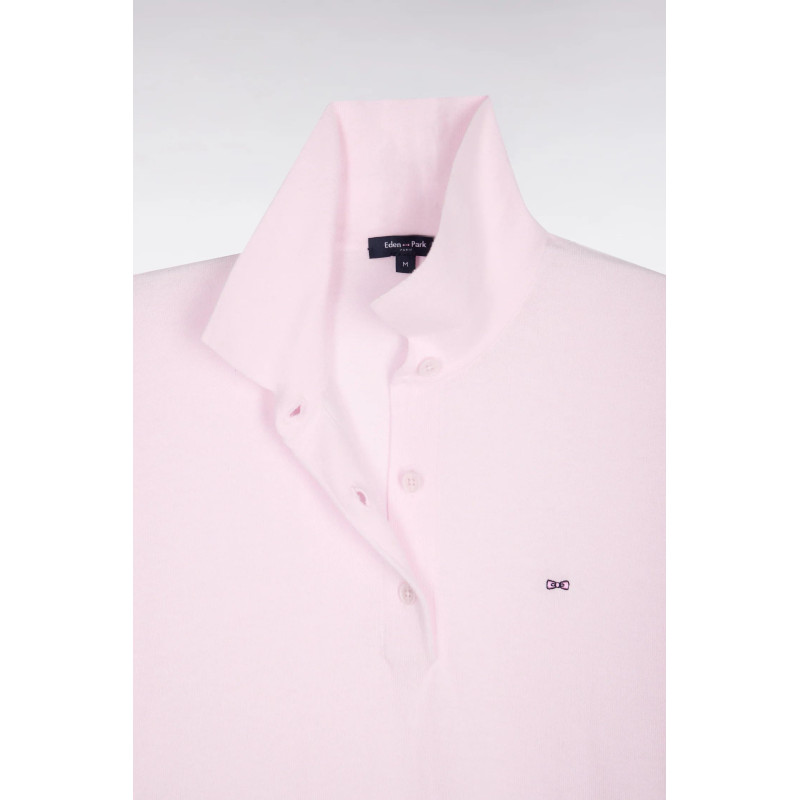 Pull polo manches courtes Eden park rose EDEN PARK - 6