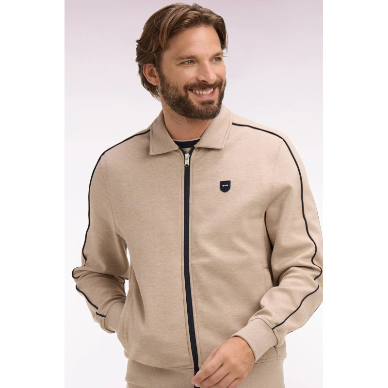 Sweat blouson Eden park Anatolia beige EDEN PARK - 4