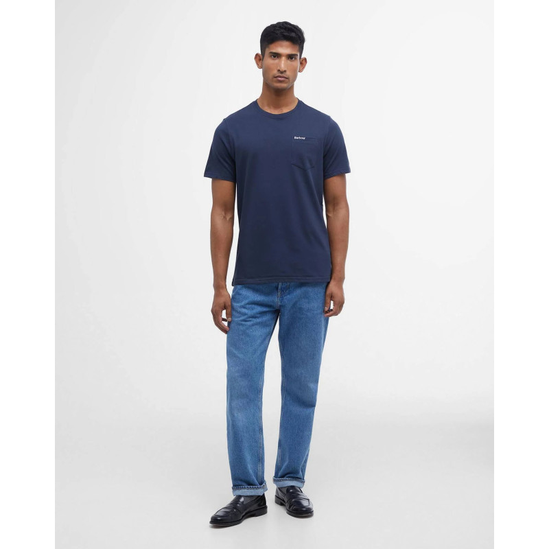 T-shirt Barbour Langdon navy BARBOUR - 1