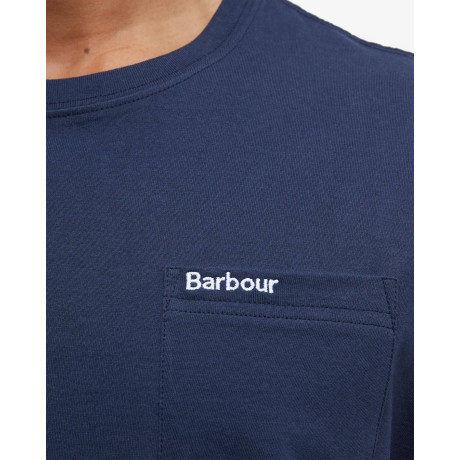 T-shirt Barbour Langdon navy BARBOUR - 3