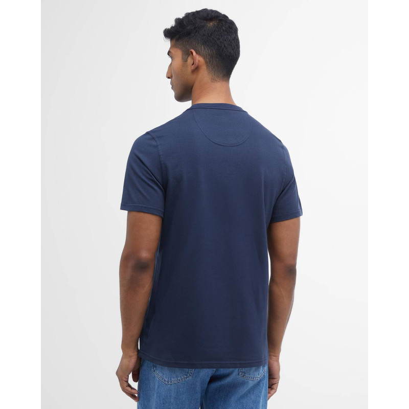 T-shirt Barbour Langdon navy BARBOUR - 5