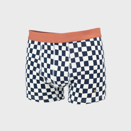 Boxer coton BIO checked BILLYBELT - 2
