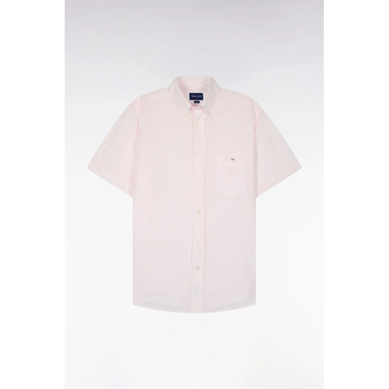 Chemisette Eden park jacquard rayé rose EDEN PARK - 2