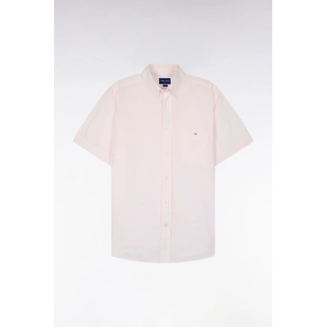 Chemisette Eden park jacquard rayé rose EDEN PARK - 2