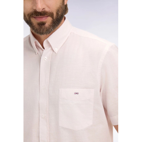 Chemisette Eden park jacquard rayé rose EDEN PARK - 4