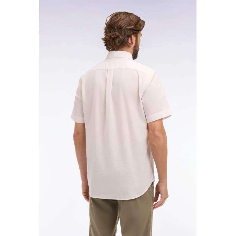 Chemisette Eden park jacquard rayé rose EDEN PARK - 5